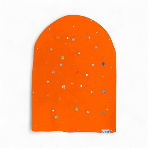Orange Starburst Beanie